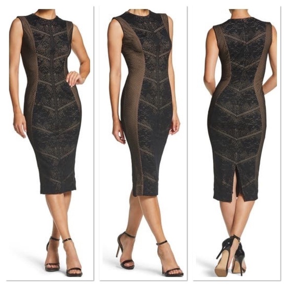 DRESS THE POPULATION Ashton Sheath Dress - Picture 1 of 10